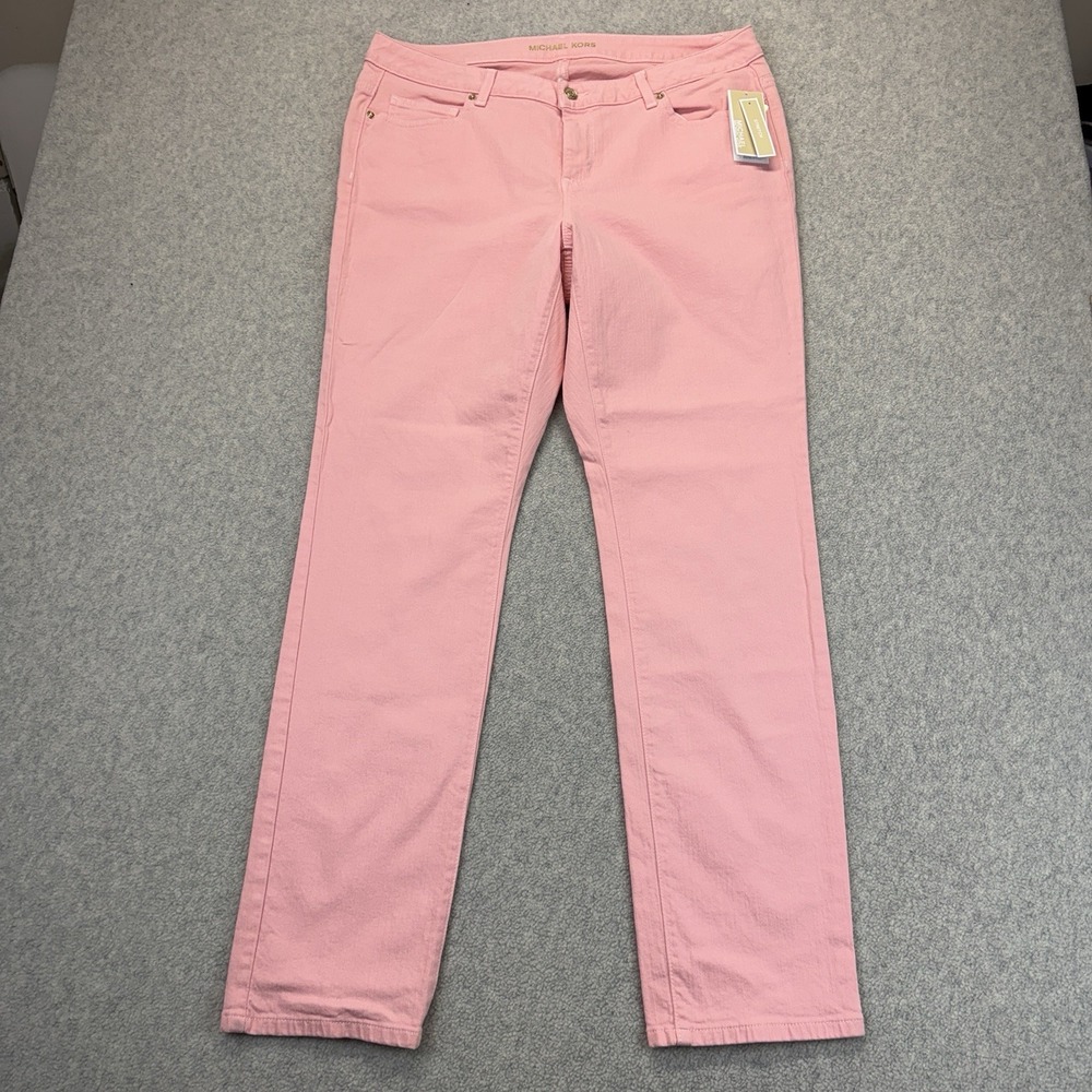 Michael Kors Women's Pink Straight Leg Pants Size 16W NWT